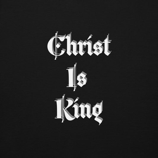 Christ is King Unisex Hoodie (Front Cross, Back 'Christ is King')